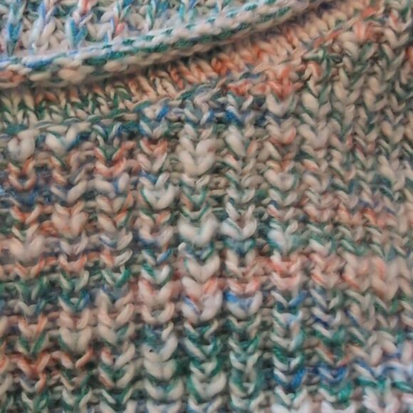 Ann Taylor LOFT Pastel‎ Rainbow Knit Sleeveless Sweater Size Small Petite - Picture 7 of 7